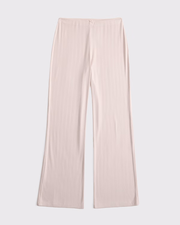Pointelle Boot Pant | Abercrombie & Fitch (US)