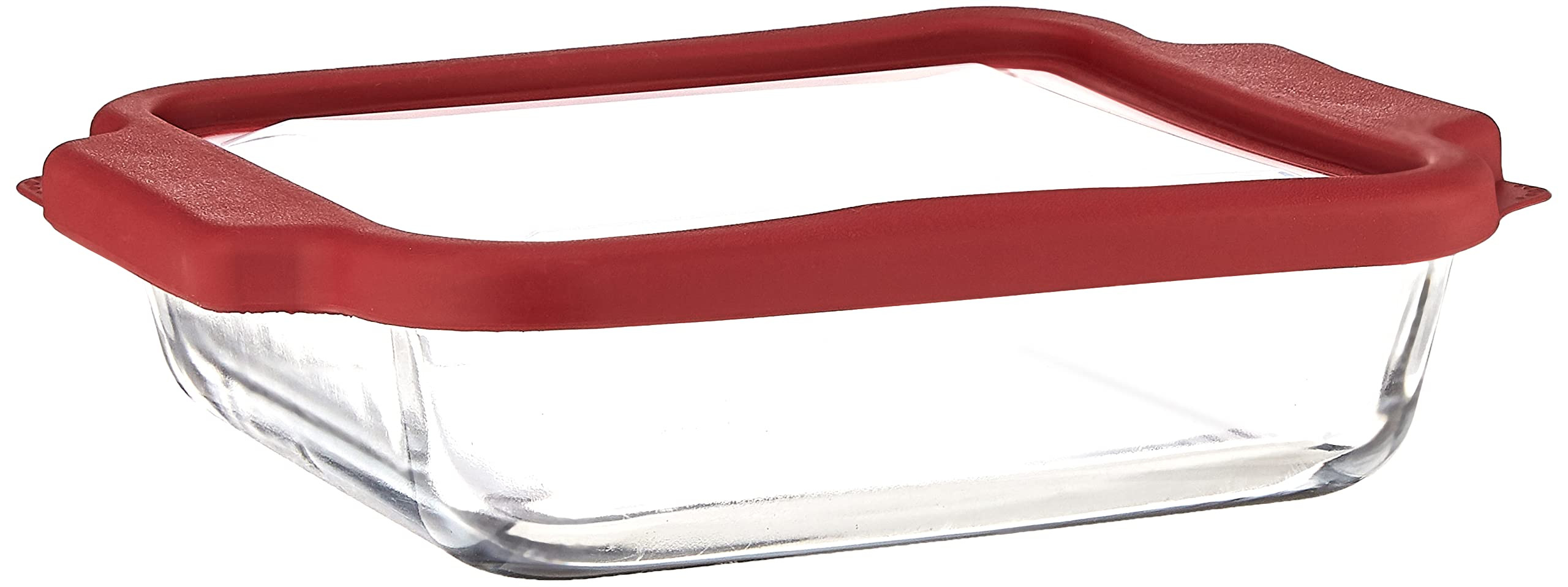 Anchor Hocking Glass Baking Dishes for Oven, 8 Inch Square Glass Cake Pan with TrueFit Cherry Lid | Amazon (US)