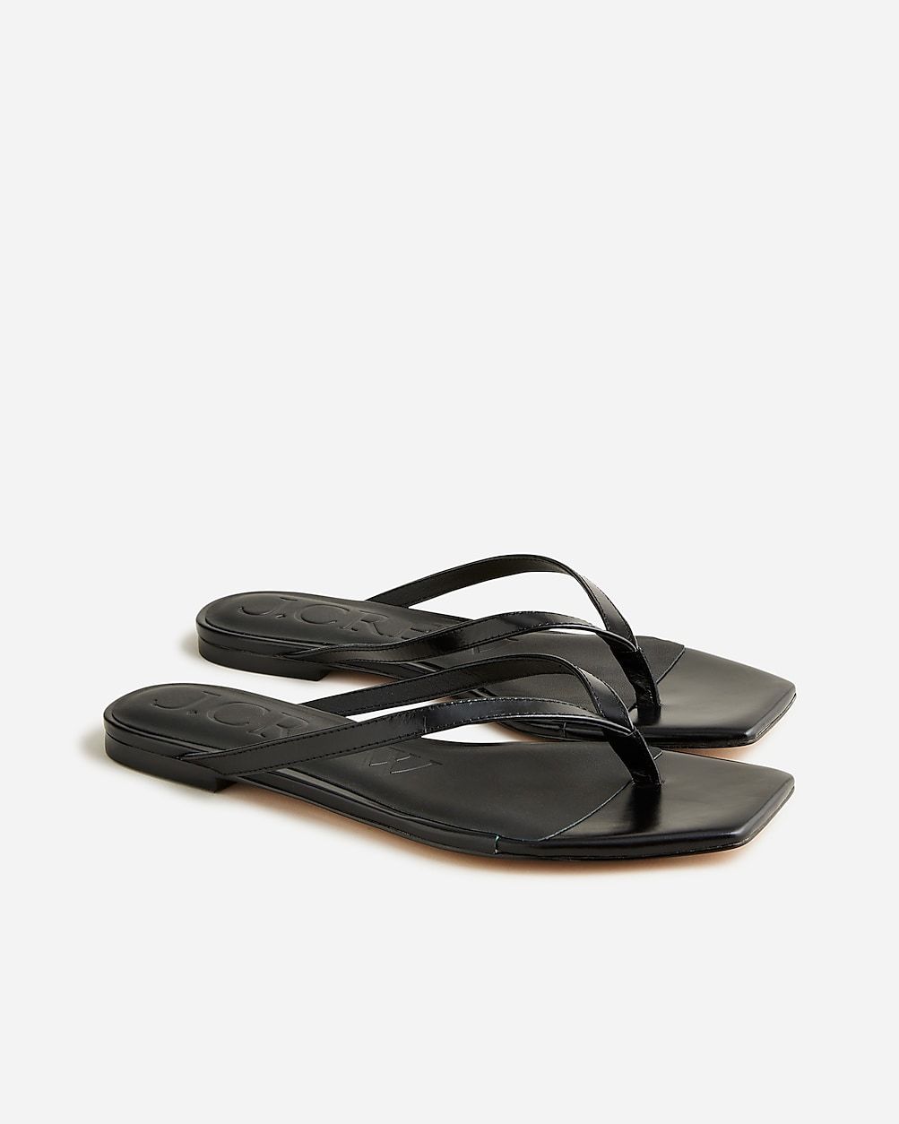 Capri thong sandals in leather | J.Crew US