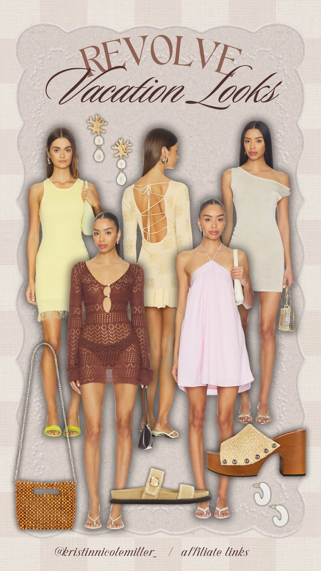 Revolve vacation looks! Perfect for spring break outfit planning ☀️ 

Seasonal summer spring trending swim dresses heels jewelry 

#LTKSeasonal #LTKSpringSale #LTKdayinmylife