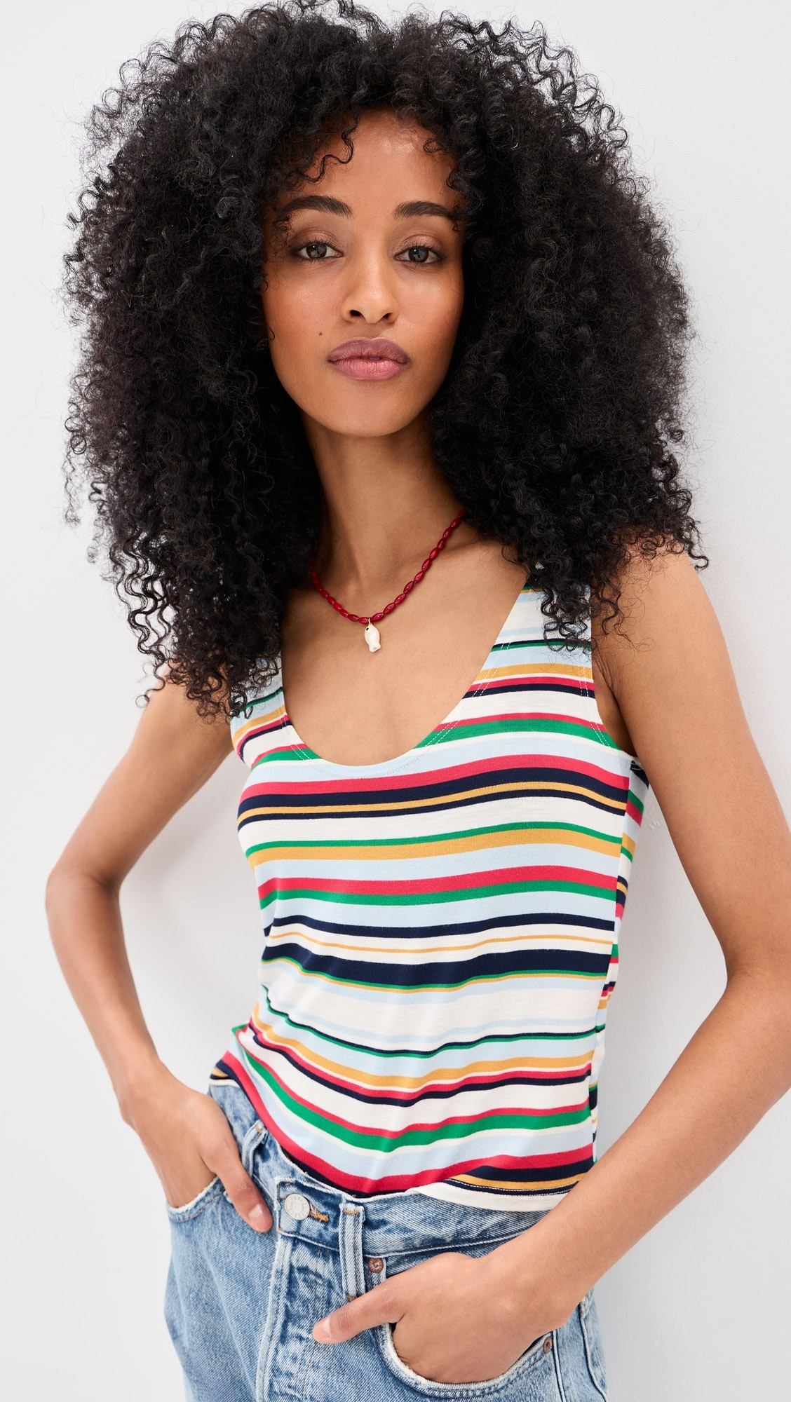Louise Cropped Stripe Tank | Shopbop