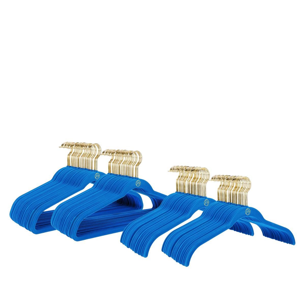 The JOY Hangers 100-piece Brass Mega Set with Antimicrobial Technology | HSN