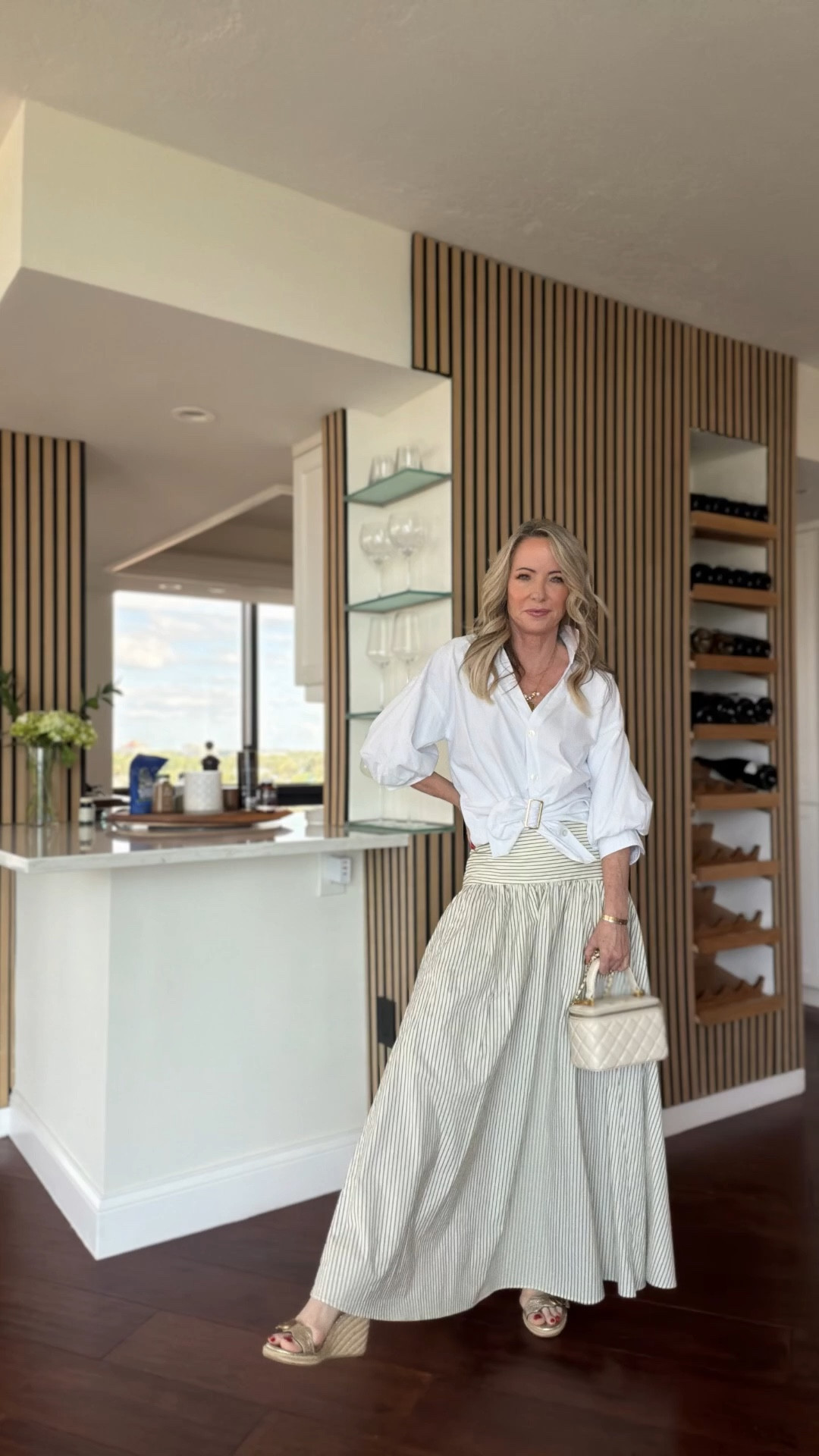 White shirt + flowy midi skirt = always a yes !
Easy, flattering, and endlessly wearable.

#LTKOver40 #LTKSeasonal #LTKootd