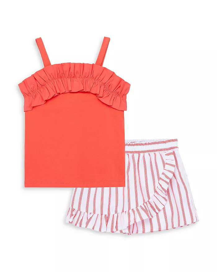 Girls' Flounce Tank Shorts Set - Little Kid | Bloomingdale's (US)