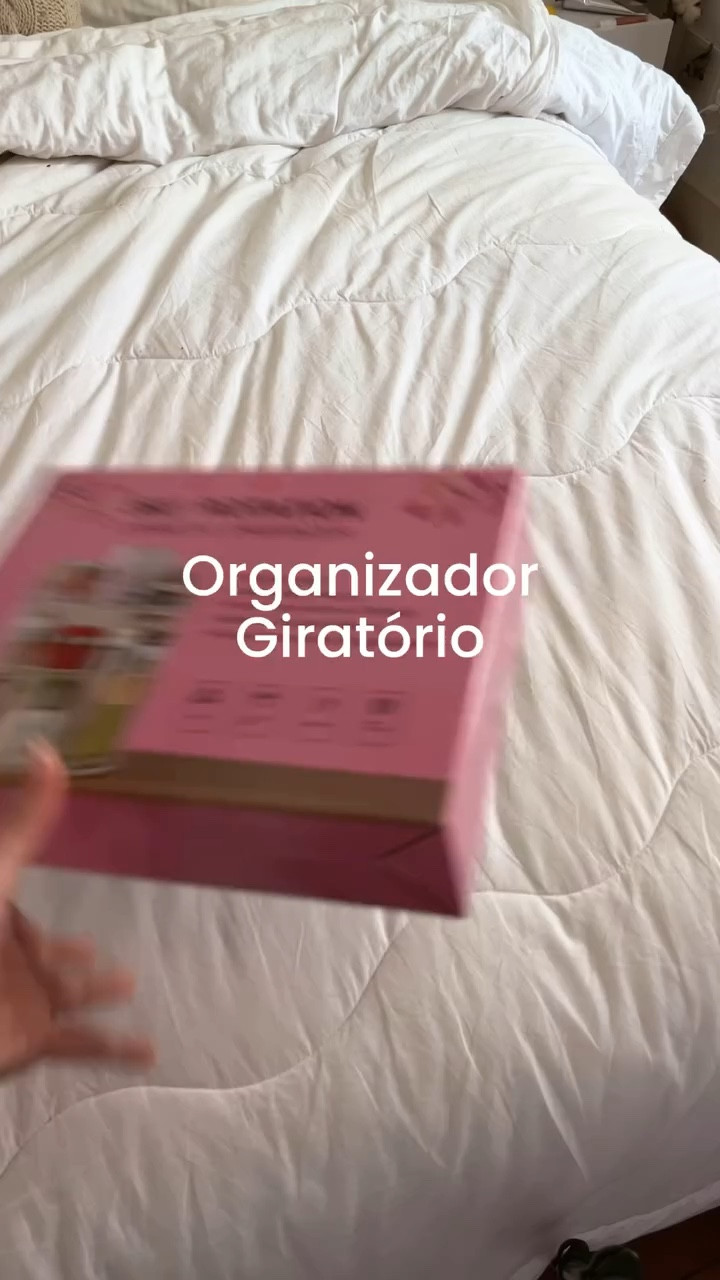 Link nos stories ❤️
Finalmente organizei meus produtos de skincare de uma forma bem prática com esse organizador giratório 😱