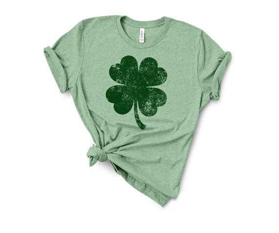 St Patricks Day Womens Shamrock Shirt Lucky Tee St Pattys Day Saint Patricks Day T Shirt | Cute S... | Etsy (US)