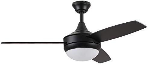 Harbor Breeze Beach Creek 44-in Matte Brown LED Indoor Ceiling Fan with Light Kit and Remote (3-B... | Amazon (US)