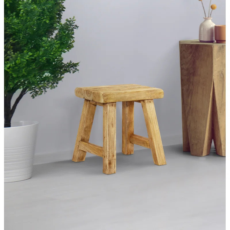 Rustic Natural Montijo Log Stool | Wayfair North America