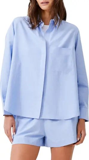 Popover Chambray Button-Up Shirt | Nordstrom