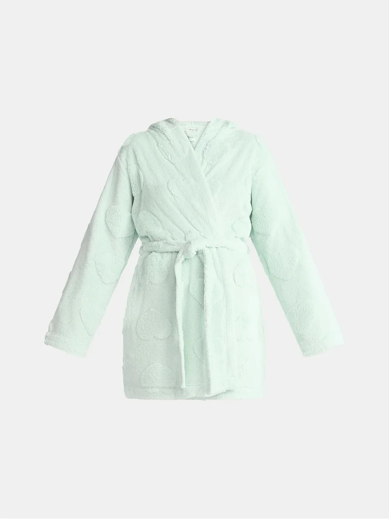 No Boundaries Hooded Robe, Women’s and Women’s Plus | Walmart (US)