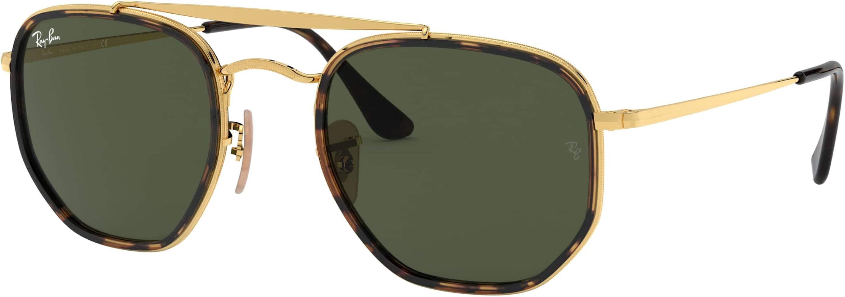 Ray-Ban RB3648m The Marshal Ii Hexagonal Sunglasses | Amazon (US)