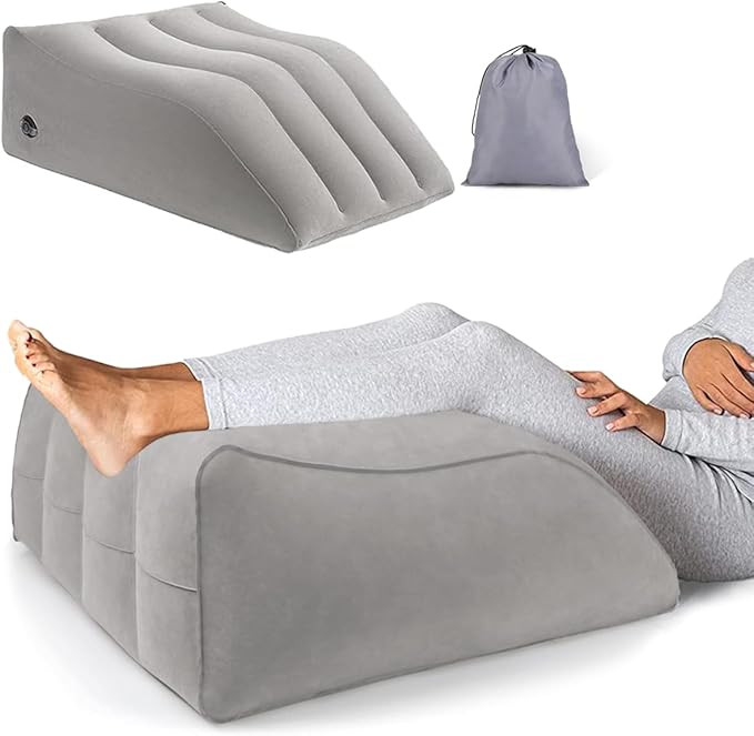 Leg Elevation Pillow, Inflatable Leg Rest Pillow for Elevating Leg, Elevating Leg Support Pillow ... | Amazon (UK)