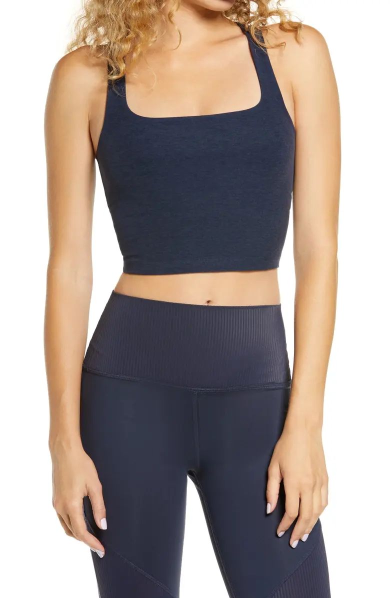 Space Dye Square Neck Crop Tank | Nordstrom