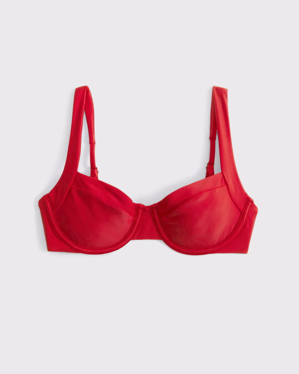 Women's Wide Strap Underwire Bikini Top | Women's Swimwear | Abercrombie.com | Abercrombie & Fitch (US)