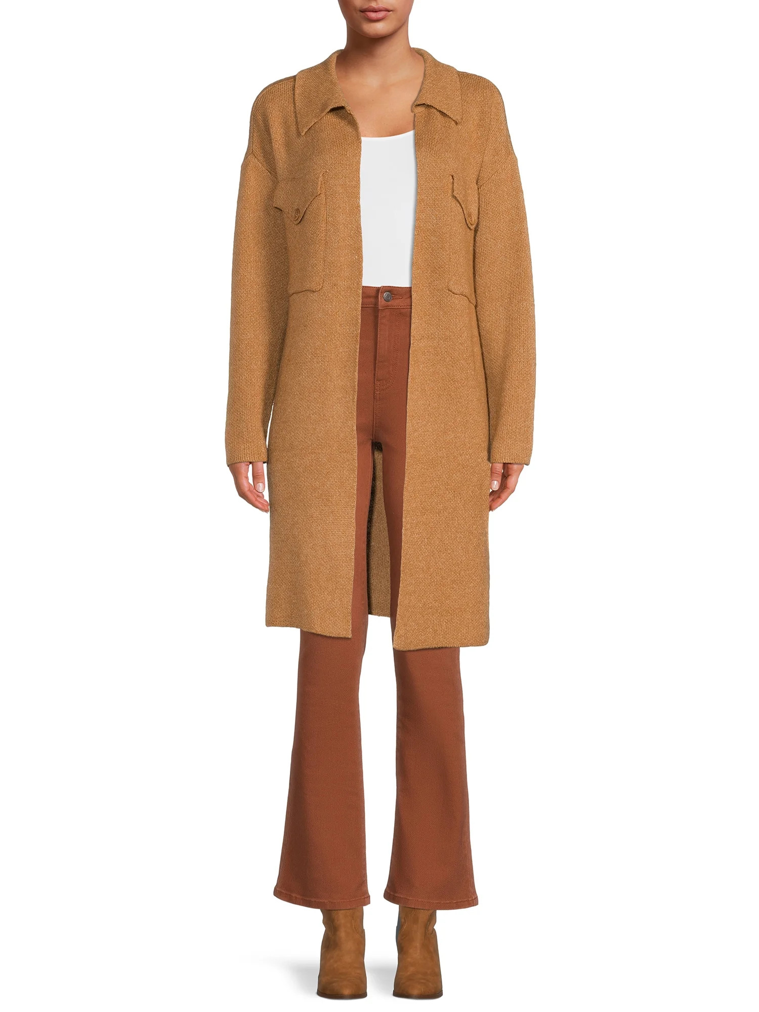 By Design Womens Aster Long Sleeve Shacket | Walmart (US)