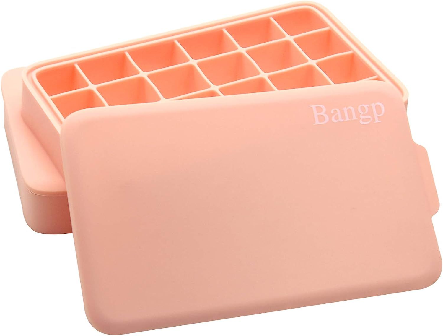 Bangp Premium Ice Cube Trays 2 Pack,Easy-Release Silicone Ice Cube Tray,24 Ice Cube Trays for Fre... | Amazon (US)