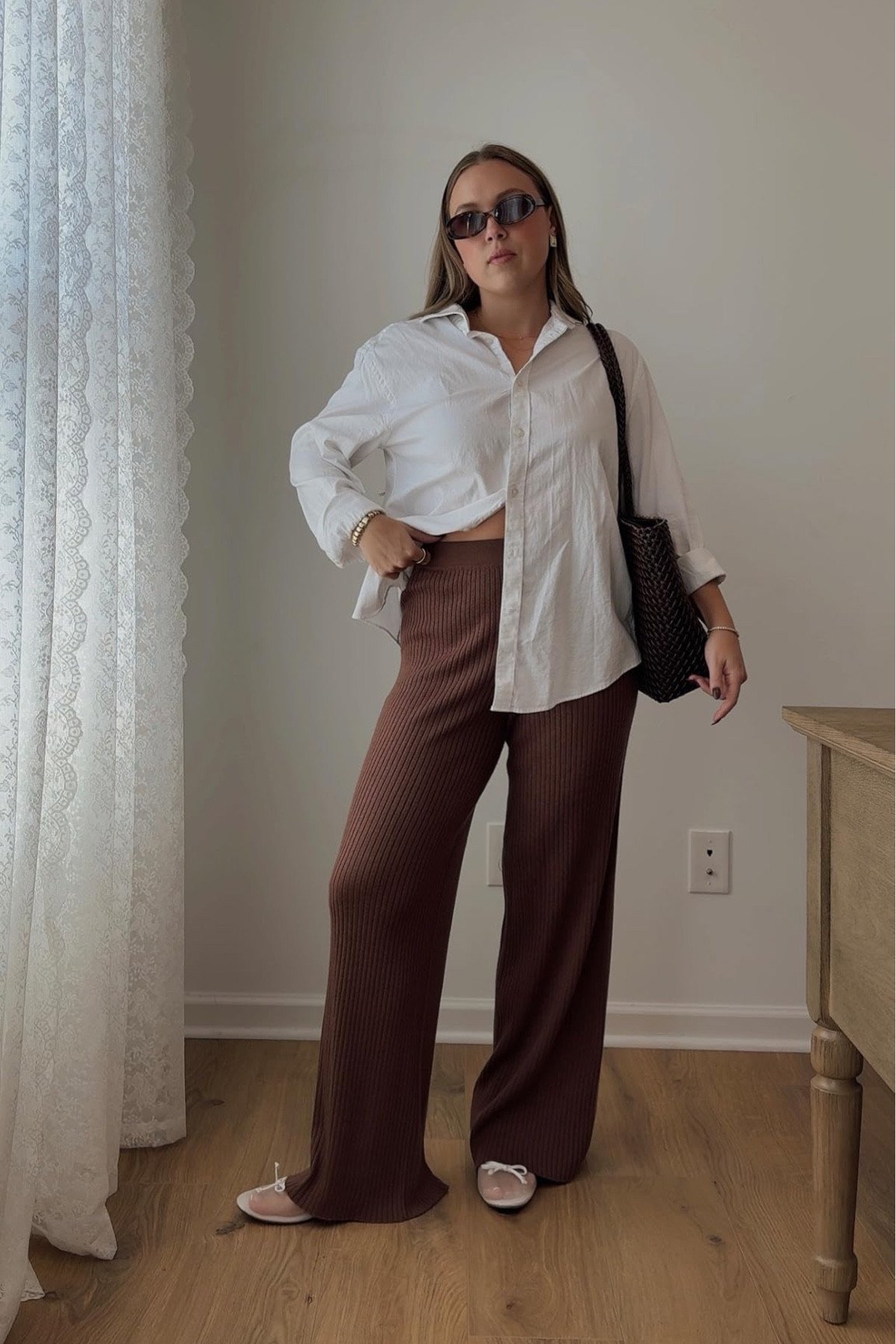 A casual outfit that’s comfortable but chic🤍 wearing a medium shirt and small pants

Amazon fashion, fall fashion, neutral look, coastal outfit, linen button down, cotton shirt, loungewear, tote bag, leather purse, accessories, mesh shoes, ballet flats, jewelry, autumn clothing, fall shoes

#LTKWorkwear #LTKItBag #LTKStyleTip