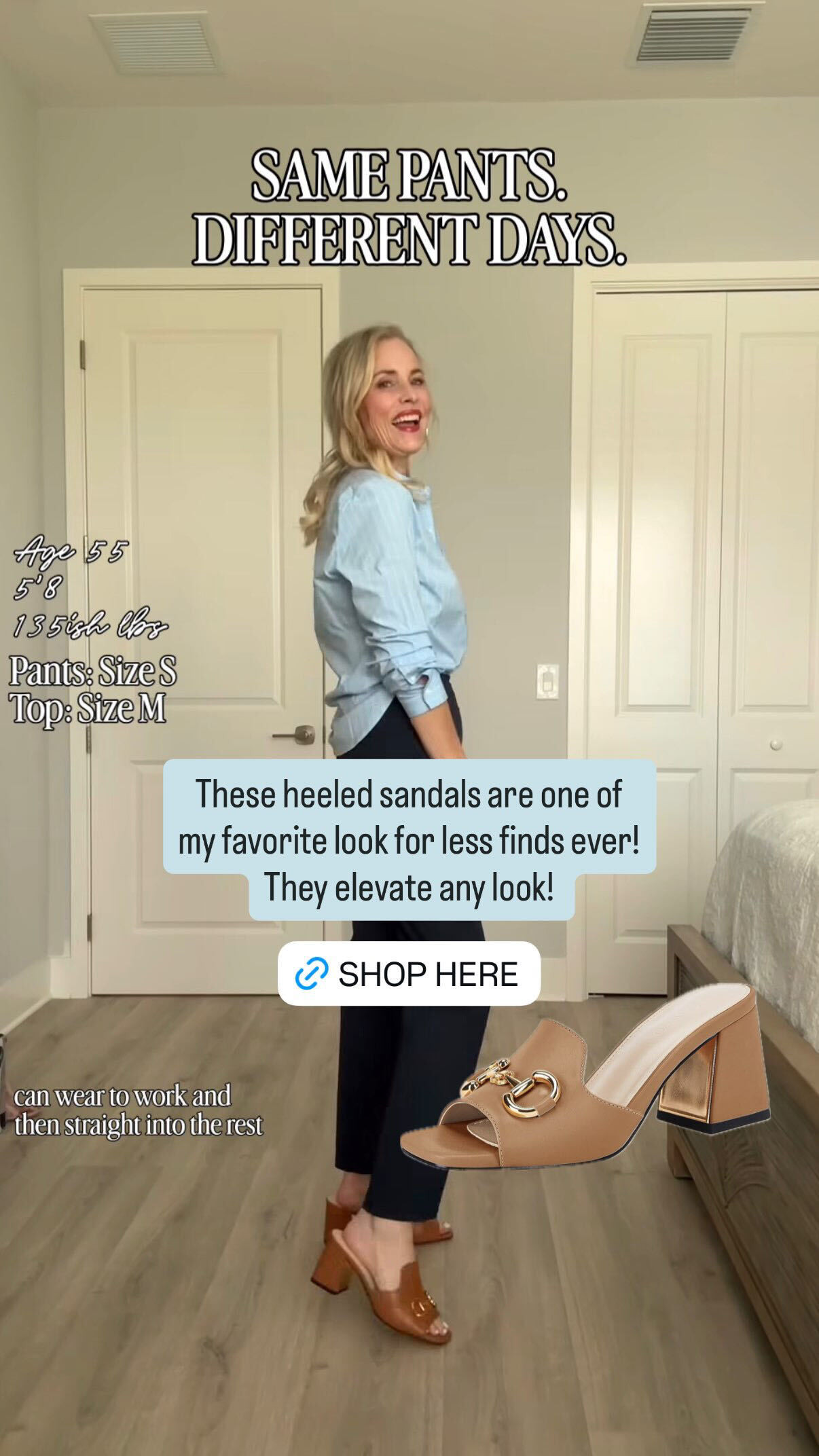 Gucci vibes without the Gucci price tag 👀 These Amazon heeled sandals are such a good look for less — they instantly dress up any outfit and make even the simplest look feel elevated. Obsessed with these!  

 #LTKootd #LTKOver40 #LTKWorkwear