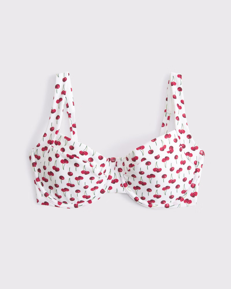 Curve Love Wide Strap Underwire Bikini Top | Abercrombie & Fitch (US)