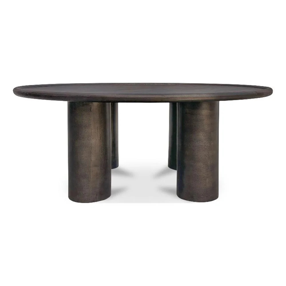 Moe's Home Collection Deacon Coffee Table Metal Brown | Walmart (US)