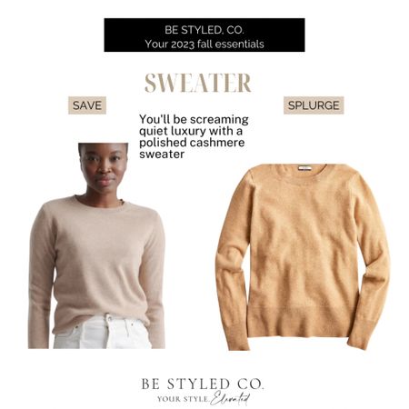 Cashmere sweaters for fall/ we love the quince and it’s such a great price! 

#LTKunder100 #LTKSeasonal #LTKFind