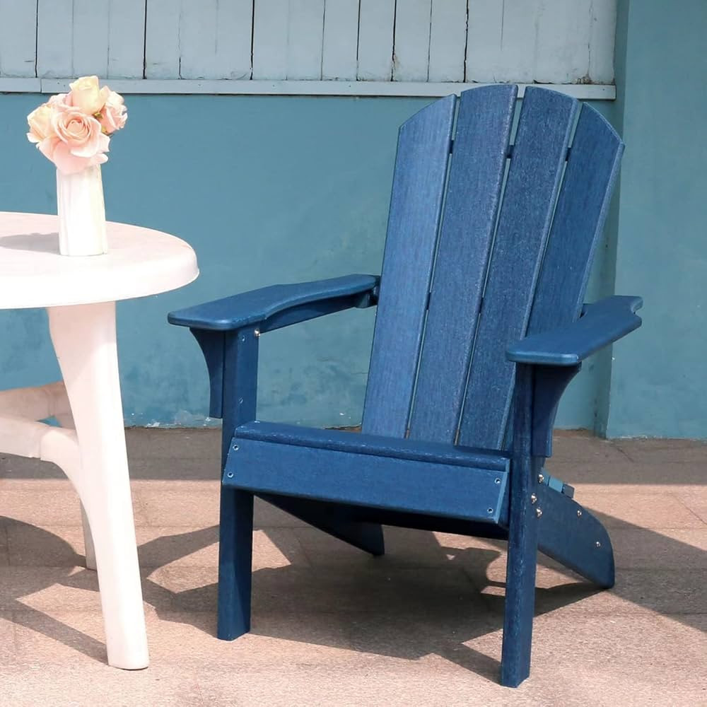 Adirondack Chair, Holder Patio Chairs, Weather Resistant Outdoor Chairs for Lawn, Backyard, Garde... | Amazon (US)