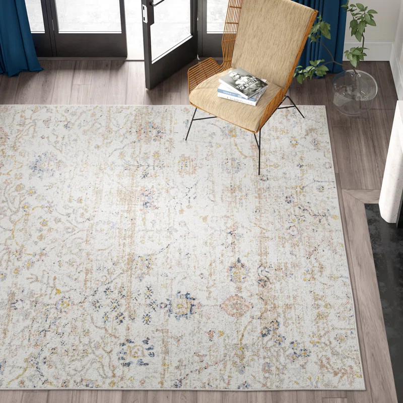 Benfield Beige Machine Washable Area Rug | Wayfair North America