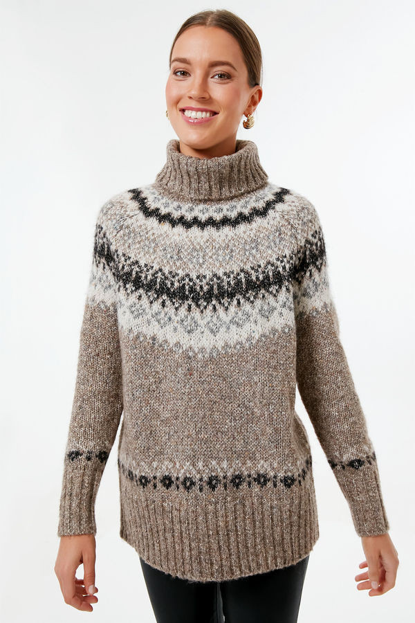 Brown Tinsbury Sweater | Tuckernuck (US)