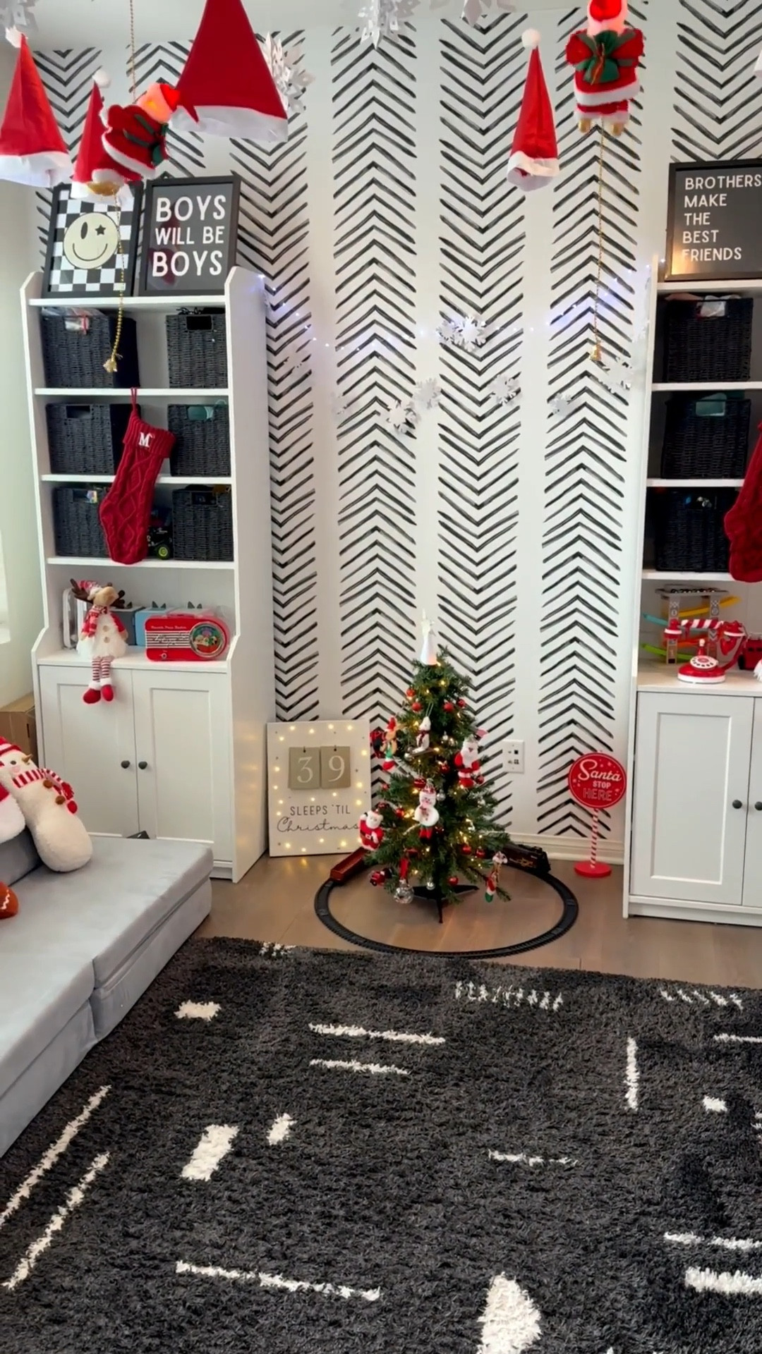 Christmas playroom for the kids ❤️🎄🎅🏻
I love seeing their excitement 😍 my favorite room in the house! 

Amazon, Target, Christmas decorations, Christmas decor for kids, Christmas playroom, kids Christmas tree, Christmas train, Christmas books, letters to santa, Christmas phone, Christmas radio, Christmas countdown, initial stockings, string lights 

#LTKKids #LTKHoliday #LTKmomlife