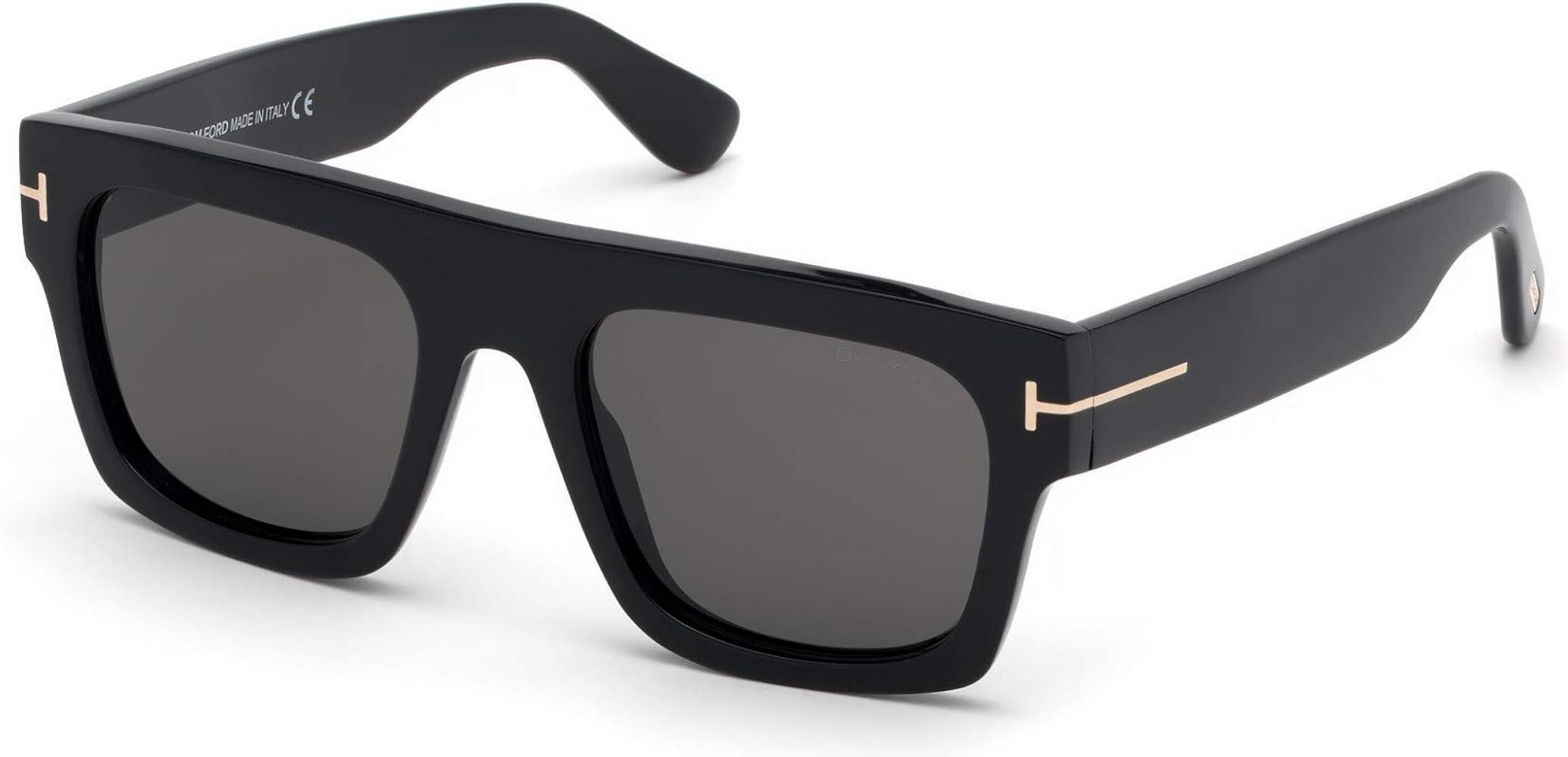 Tom Ford FT0711 Fausto Geometric Sunglasses for Men + BUNDLE with Designer iWear Eyewear Care Kit | Amazon (US)