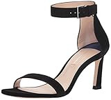 Stuart Weitzman Women's 75SQUARE, Black Suede, 7.5 M US | Amazon (US)