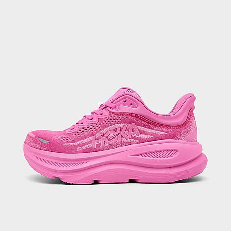 HOKA Women's Bondi 9 Running Shoes in Crabapple/Crabapple Size: 5.5 | JD Sports (US)