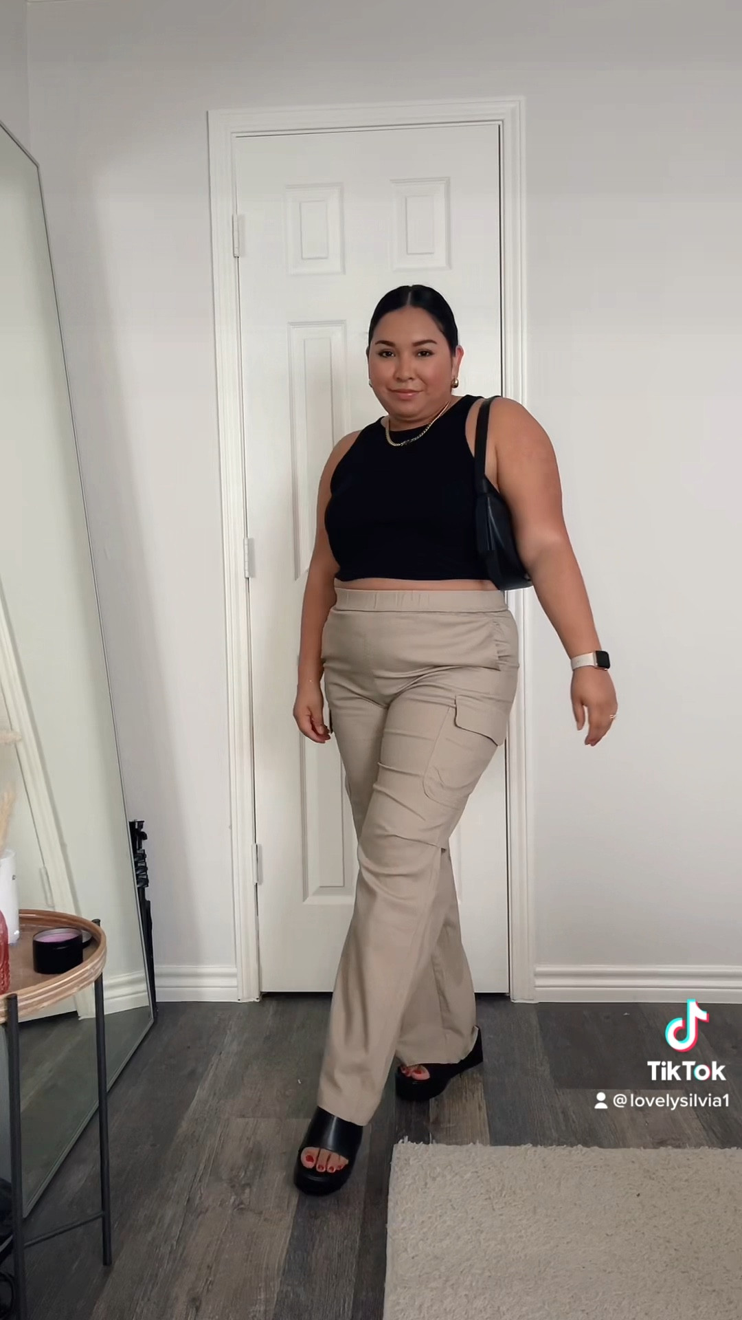 30 Days of Outfits: Day 11 is a great transitional outfit as we head into summer 🖤

Black tank top, cargo pants, platform sandals, black sandals, black wedges, spring outfit, summer outfit 

#LTKsalealert #LTKunder50 #LTKstyletip