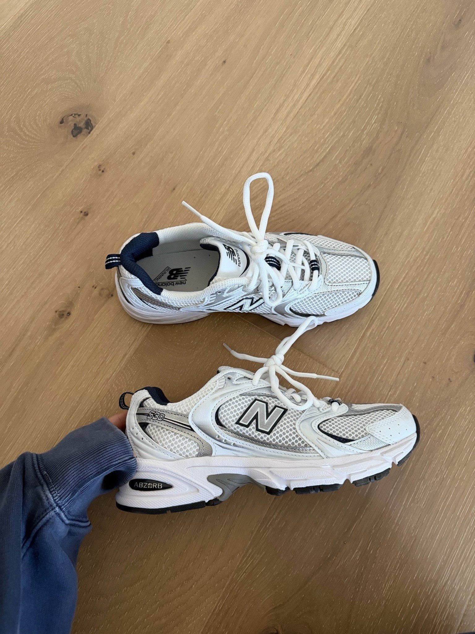 Forever a new balance girl ✨👟 if I’m not wearing my 9060’s I’m wearing these — the 530’s!!!! I LOVE THEM! they take a smidge longer to break in than the 9060’s (those are immediate imo) but omg once you do you’ll never look back! I sized down 1/2 size based on reviews and they fit perfectly

#LTKootd #LTKmomlife #LTKActive