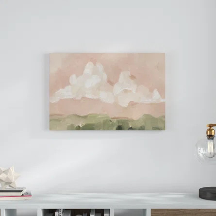 Pink Haze Sunset I On Canvas by Emma Scarvey Painting | Wayfair North America