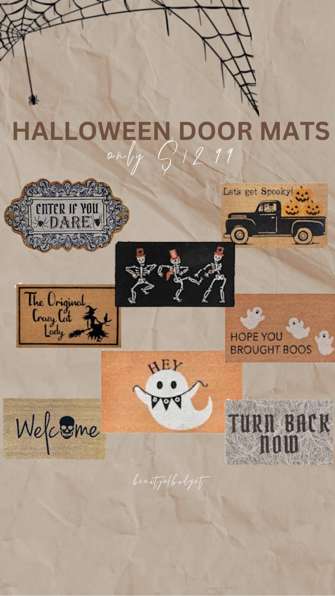 New Halloween front door mats under $13!

I grabbed the boos mat


Halloween finds
Door mats
Front porch design
At home store 

#LTKHome #LTKU #LTKSeasonal