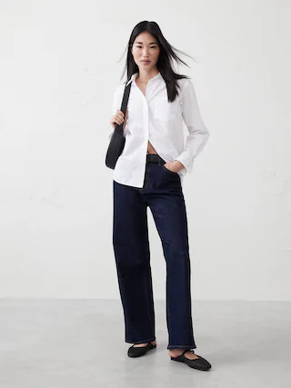 Classic Poplin Shirt | Banana Republic Factory