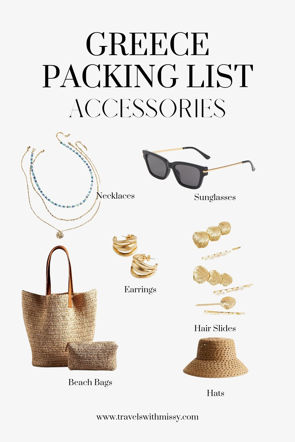 Greece packing list | what to wear in Greece | Greece accessories | summer accessories | 

#LTKtravel