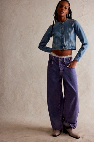 We The Free Electric Feels Dropped Wide-Leg Jeans | Free People (Global - UK&FR Excluded)