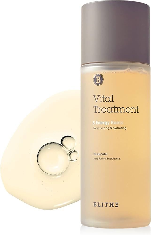 Blithe Asian Skincare - Loción transparente de 5 raíces para piel seca, esencia facial hidratan... | Amazon (US)