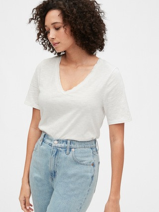 Slub V-Neck T-Shirt | Gap (US)