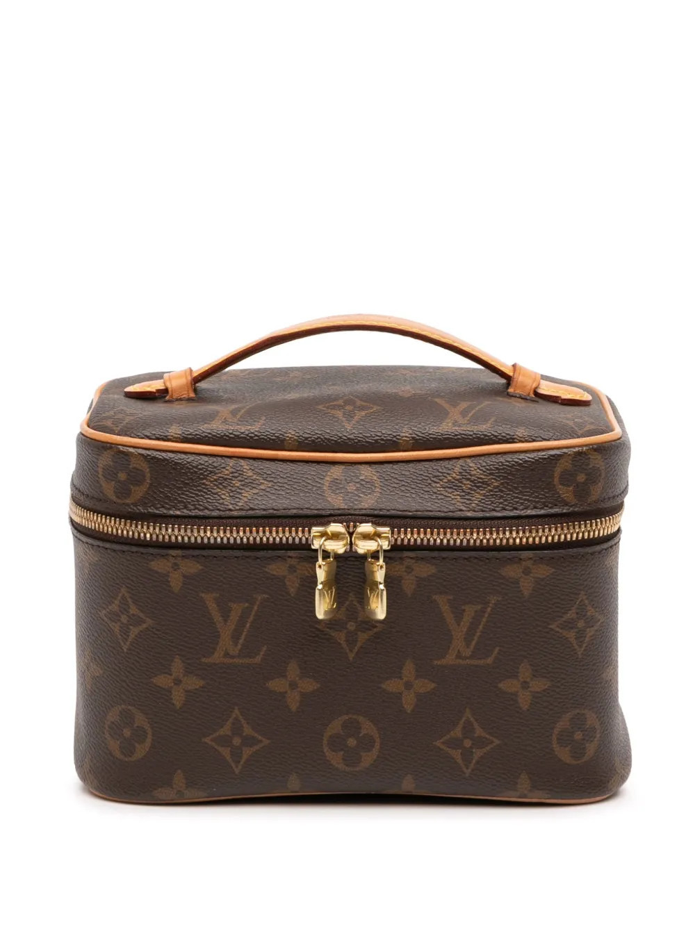 Louis Vuitton Pre-Owned 2021-2025 Monogram Nice Mini Case vanity bag - Brown | Farfetch Global