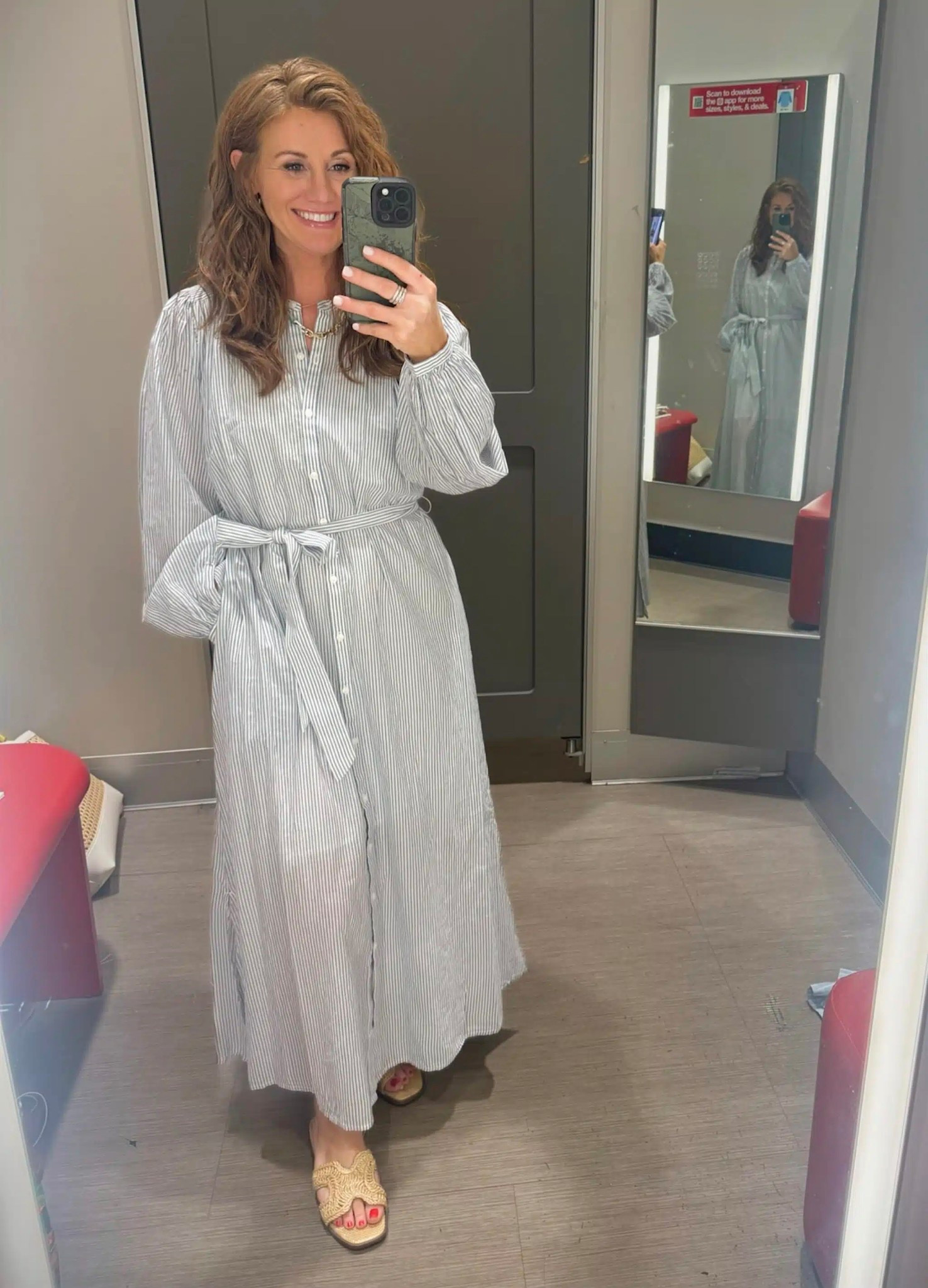 Target new arrivals styled by Stephanie! We just loved the striped maxi shirtdress for Spring. 

#LTKOver40 #LTKootd #LTKPetite