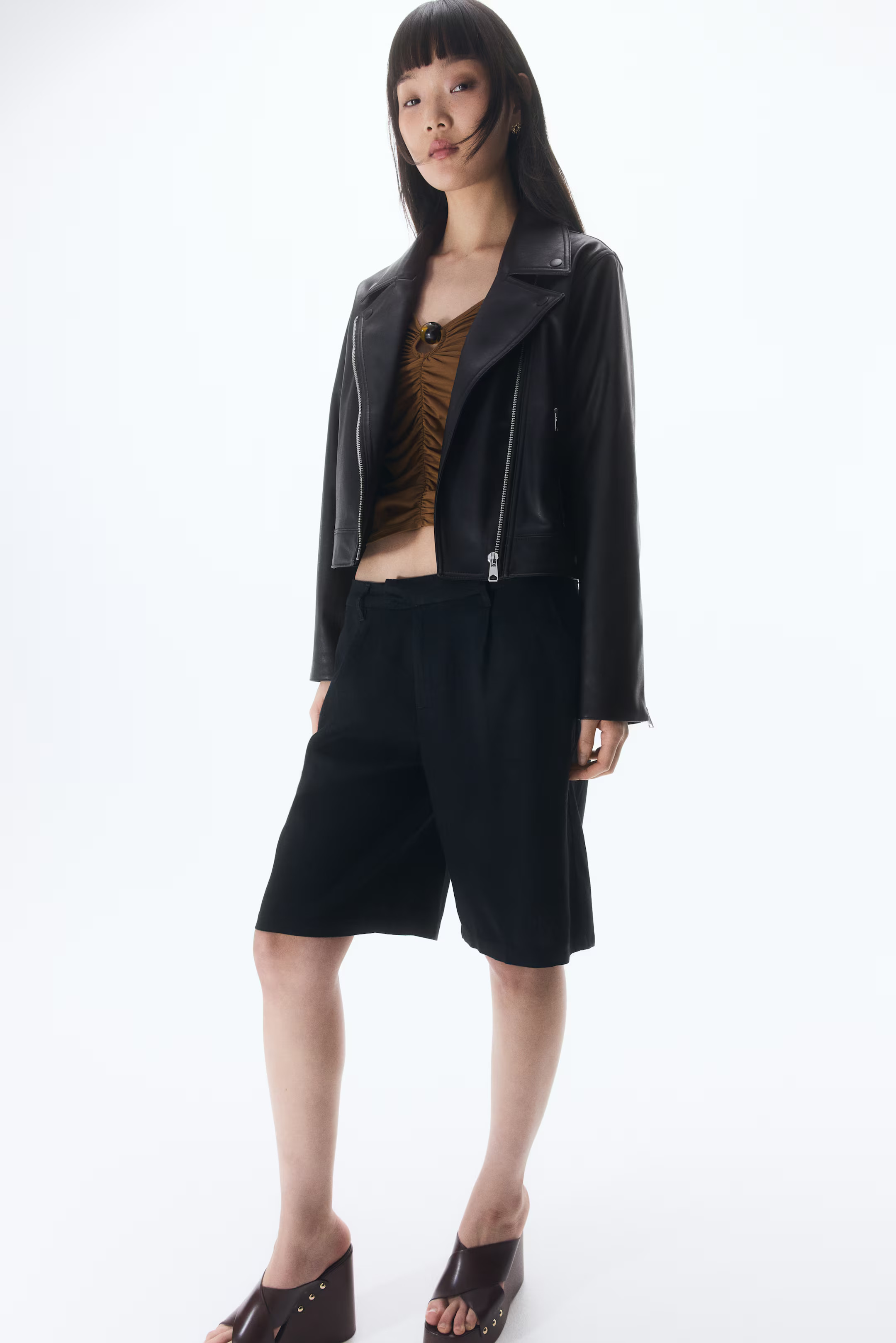 Short Biker Jacket | H&M (US + CA)