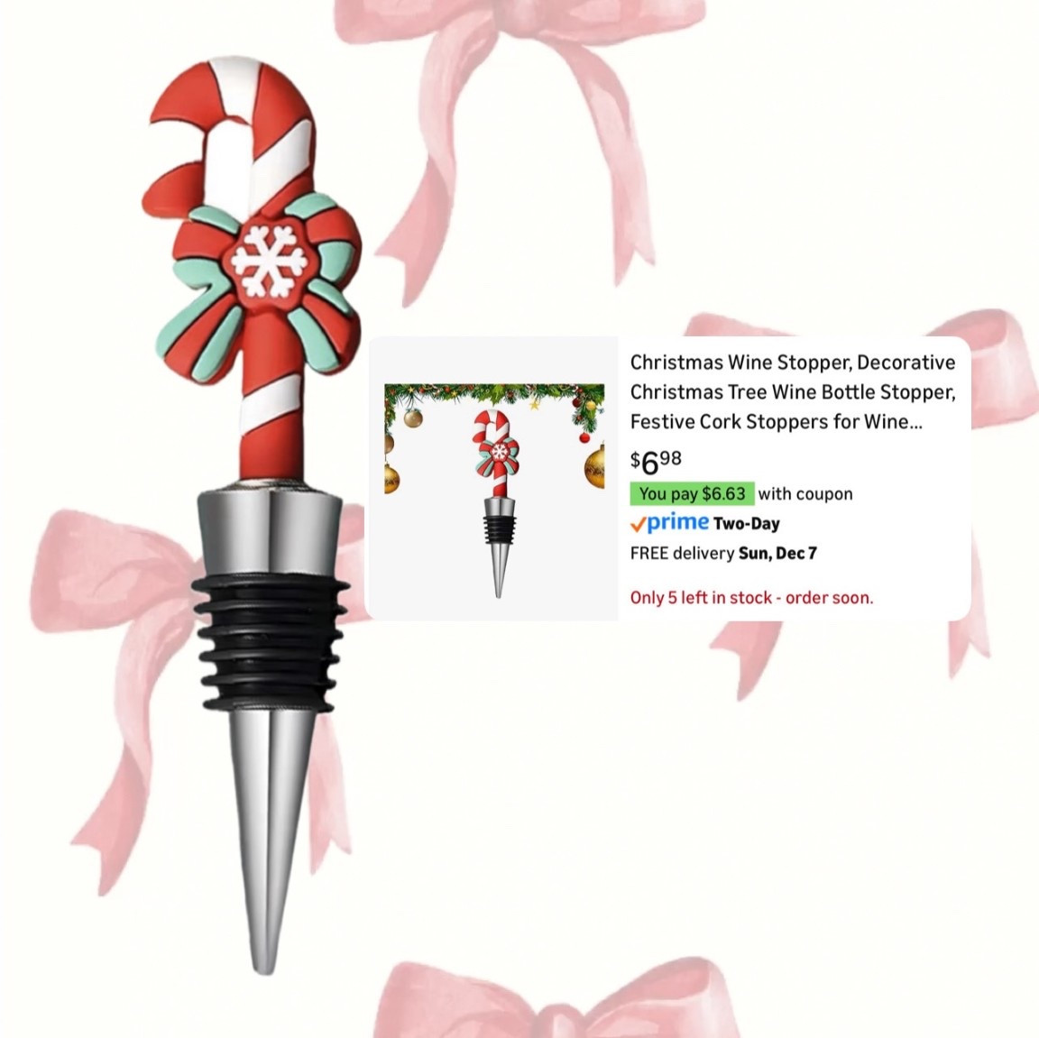 Christmas wine corks!🎄