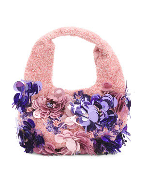 Floral Beaded Evening Satchel | Handbags | Marshalls | Marshalls