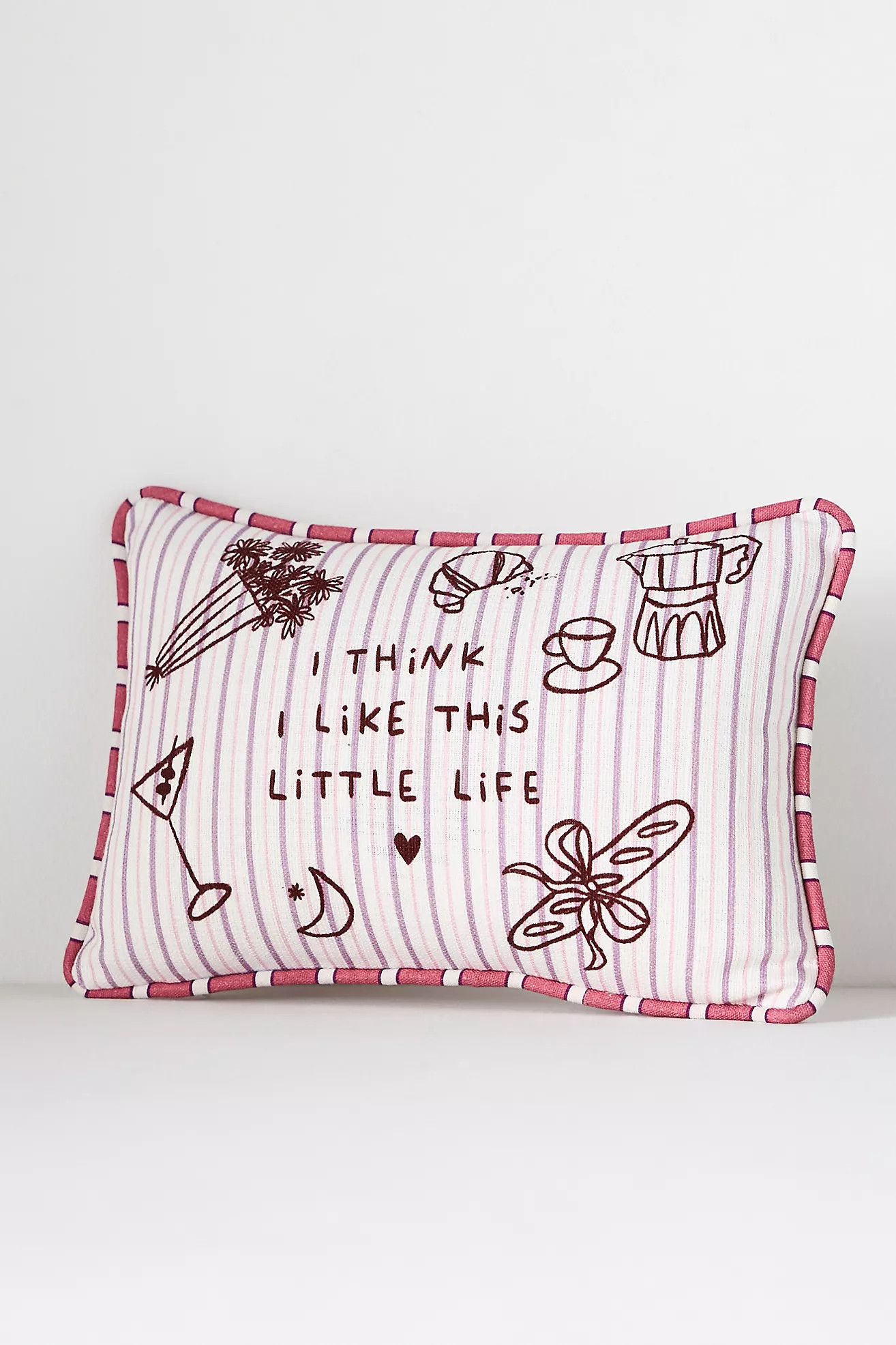 dduende studio Café Icon Cotton Pillow | Anthropologie (US)