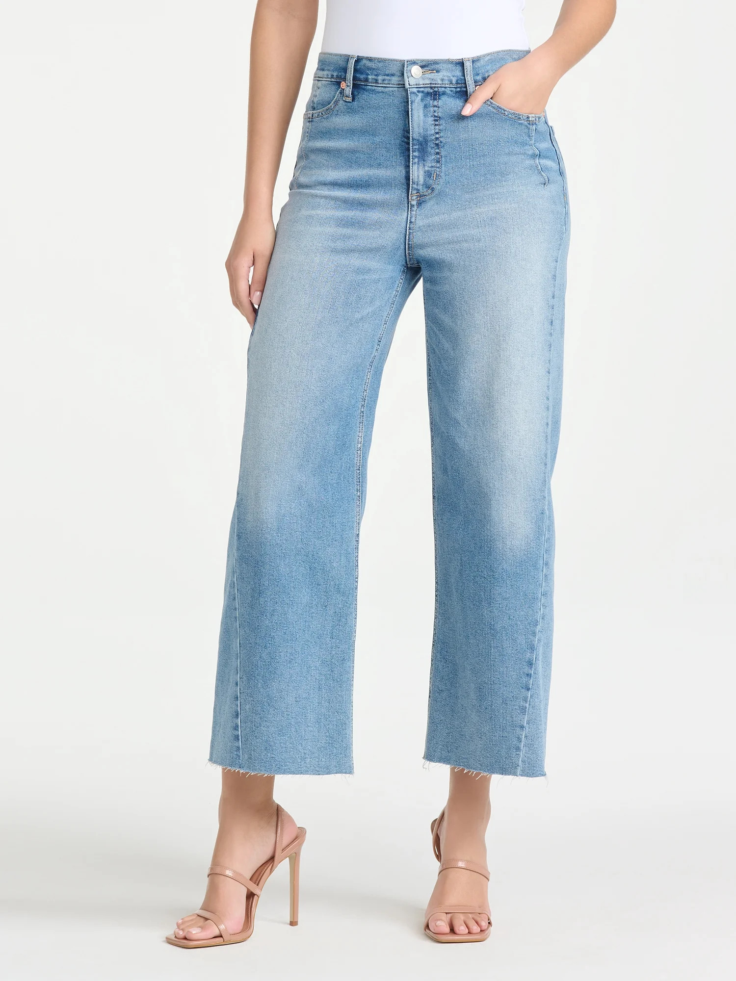 Sofia Vergara Women's Margot Super Wide Crop, Sizes 0-20 | Walmart (US)