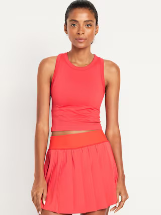 Seamless Crop Performance Tank Top | Old Navy (US)