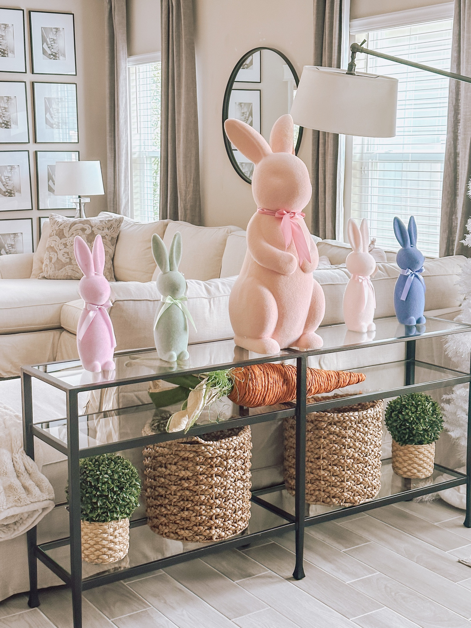 Let happy thoughts multiply like rabbits 🐇 

I love these bunnies! Did anyone else get their hands on some? When I get back from my trip I am going to work on elevating them and dressing them up! Eeek! I am so excited! 

#LTKSeasonal #LTKhome #LTKfamily